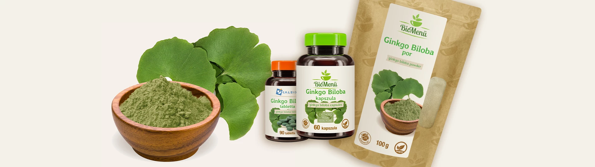 Ginkgo Biloba vagy páfrányfenyő, egy ősi növényrend egyedül fennmaradt tagja, néha élő kövületnek is nevezik