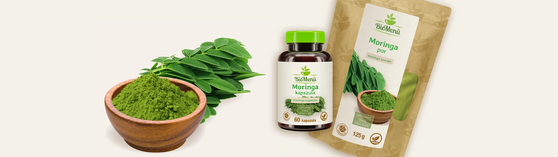 A moringa egy szuperélelmiszer, amely több mint 90 fontos vitamint, ásványi anyagot és egyéb tápanyagot kínáló vitaminkomplex