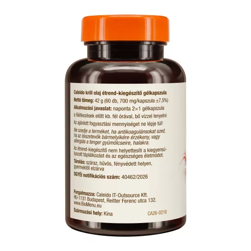 Caleido KRILL OLAJ gélkapszula 60 db termékkép bal