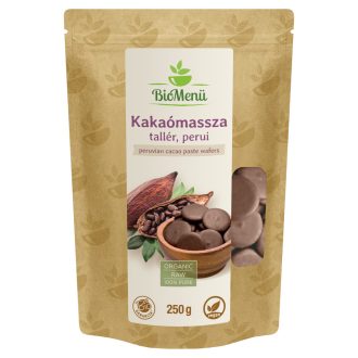 BioMenü BIO KAKAÓMASSZA tallér perui 250 g termékkép