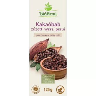 BioMenü BIO KAKAÓBAB zúzott nyers perui 125 g termékkép