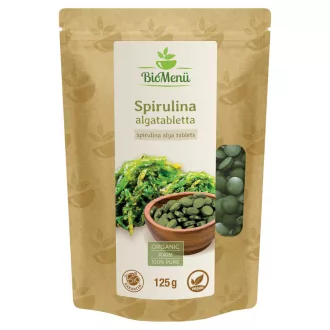 BioMenü BIO SPIRULINA ALGA tabletta 125 g termékkép