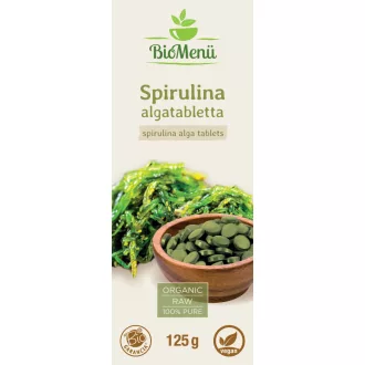 BioMenü BIO SPIRULINA ALGA tabletta 125 g termékkép