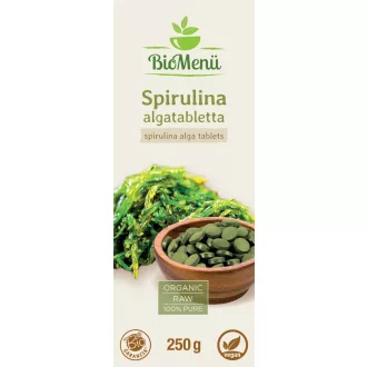 BioMenü BIO SPIRULINA ALGA tabletta 250 g termékkép
