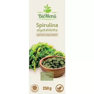 BioMenü BIO SPIRULINA ALGA tabletta 250 g termékkép