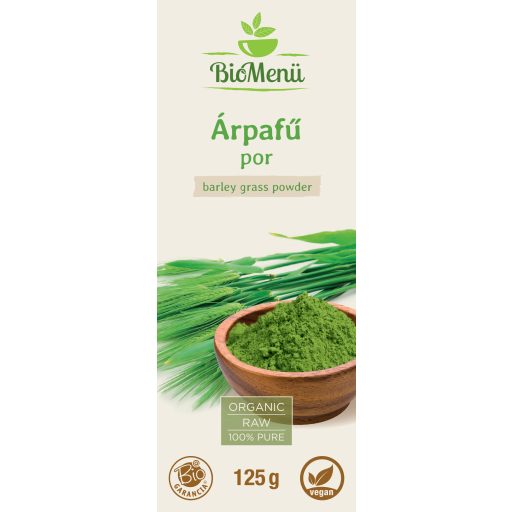 BioMenü BIO ÁRPAFŰ por 125 g címke