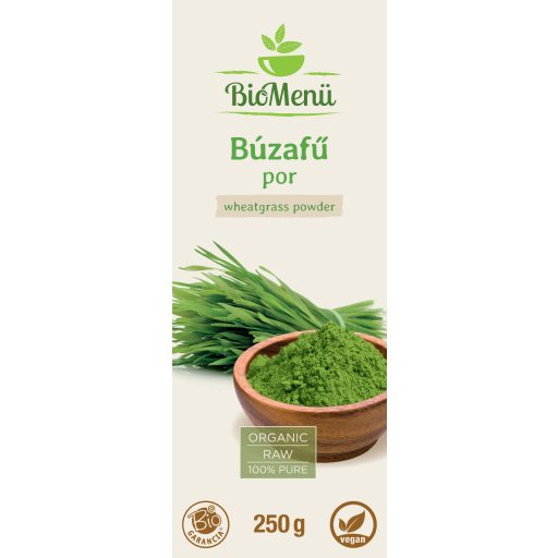 BioMenü BIO BÚZAFŰ por 250 g címke