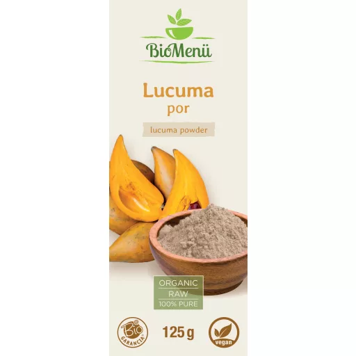 BioMenü BIO LUCUMA por 125 g címke