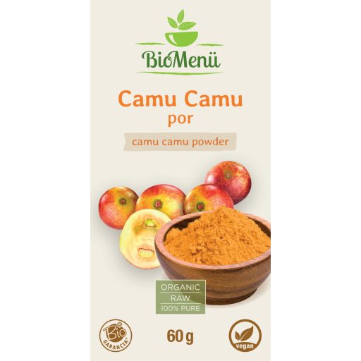 BioMenü BIO CAMU CAMU por 60 g címke