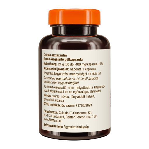 Caleido ASZTAXANTIN gélkapszula 60 db termékkép bal