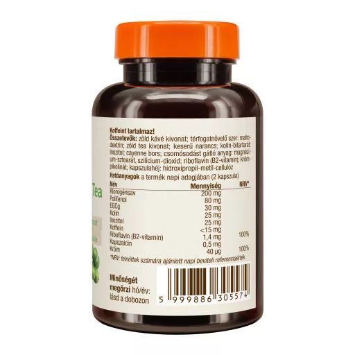 Caleido GreenSlim Zöld Kávé és Zöld Tea kapszula 60 db termékkép bal