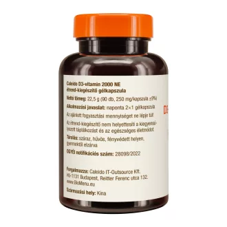Caleido D3-VITAMIN 2000 NE gélkapszula 90 db termékkép