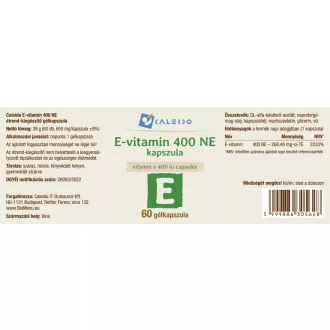 Caleido E-VITAMIN 400 NE gélkapszula 60 db termékkép