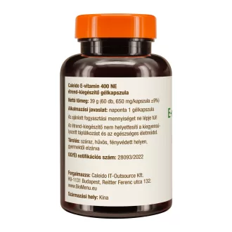 Caleido E-VITAMIN 400 NE gélkapszula 60 db termékkép