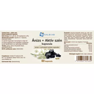 Caleido ÁNIZS + AKTÍV SZÉN kapszula 60 db termékkép