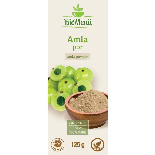 BioMenü BIO AMLA por 125 g címke