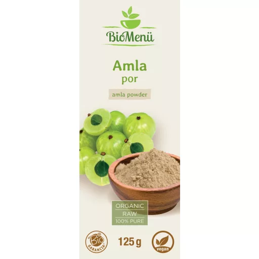 BioMenü BIO AMLA por 125 g címke