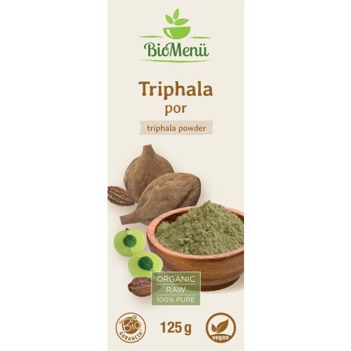 BioMenü BIO TRIPHALA por 125 g címke