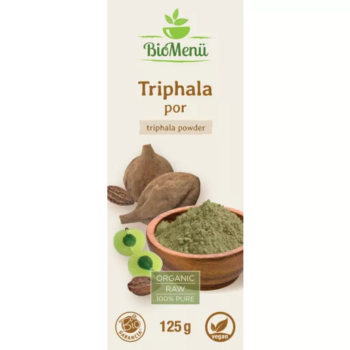 BioMenü BIO TRIPHALA por 125 g címke