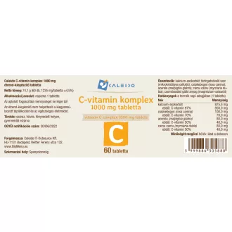 Caleido C-VITAMIN KOMPLEX 1000 mg tabletta 60 db termékkép