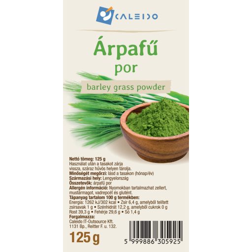 Caleido ÁRPAFŰ por 125 g címke