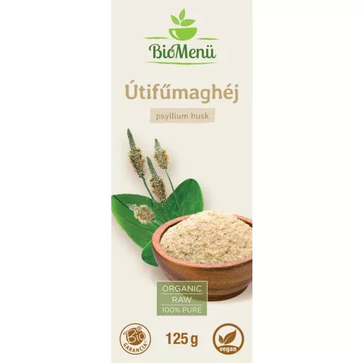BioMenü BIO ÚTIFŰMAGHÉJ 125 g címke