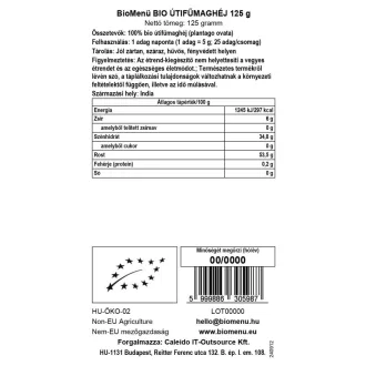 BioMenü BIO ÚTIFŰMAGHÉJ 125 g termékkép