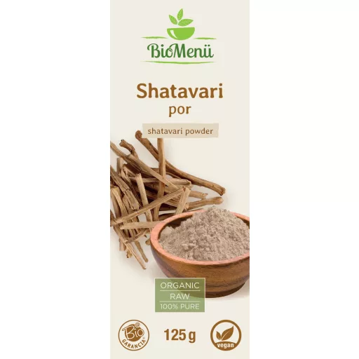 BioMenü BIO SHATAVARI por 125 g címke