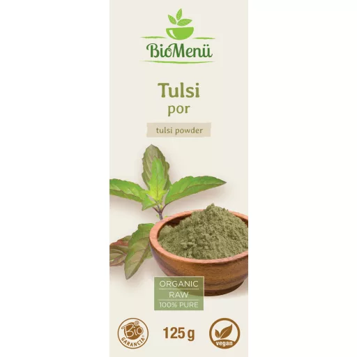 BioMenü BIO TULSI por 125 g címke