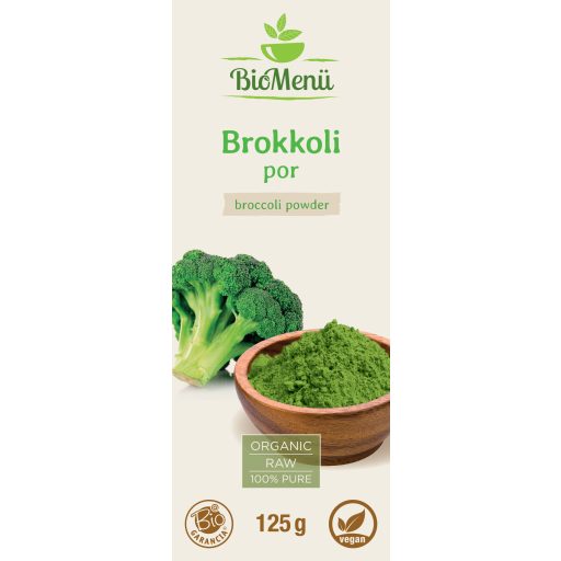 BioMenü BIO BROKKOLI por 125 g címke