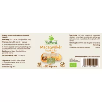 BioMenü BIO MACAGYÖKÉR kapszula 60 db termékkép