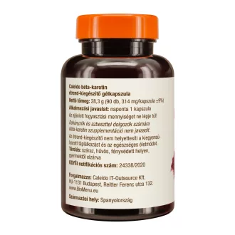 Caleido BÉTA-KAROTIN gélkapszula 90 db termékkép