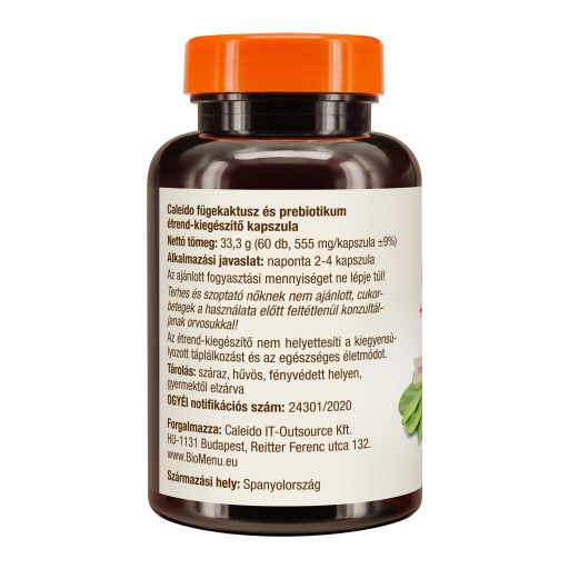 Caleido FÜGEKAKTUSZ + PREBIOTIKUM kapszula 60 db termékkép bal