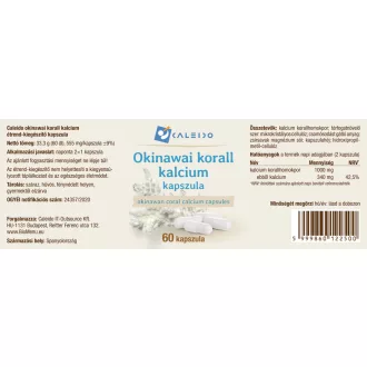 Caleido OKINAWAI KORALL KALCIUM kapszula 60 db termékkép
