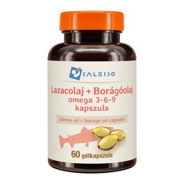   Caleido LAZACOLAJ + BORÁGÓOLAJ omega 3-6-9 gélkapszula 60 db