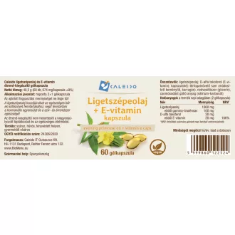 Caleido LIGETSZÉPEOLAJ + E-VITAMIN gélkapszula 60 db termékkép