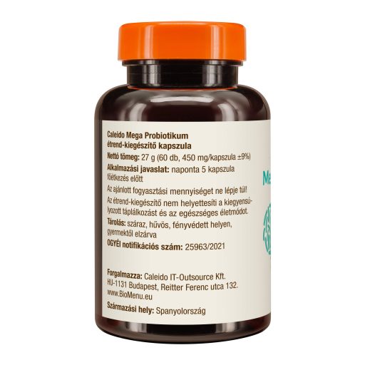 Caleido Mega PROBIOTIKUM kapszula 60 db termékkép bal