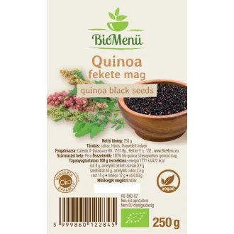 BioMenü BIO QUINOA fekete mag 250 g termékkép