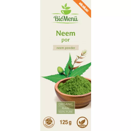 BioMenü BIO NEEM por 125 g címke