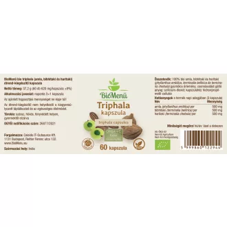 BioMenü BIO TRIPHALA kapszula 60 db termékkép