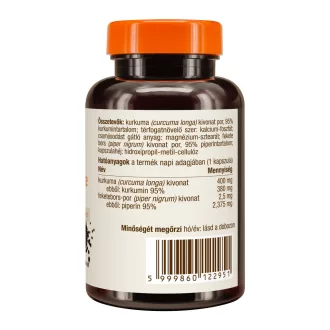 Caleido KURKUMIN + PIPERIN FORTE kapszula 60 db termékkép