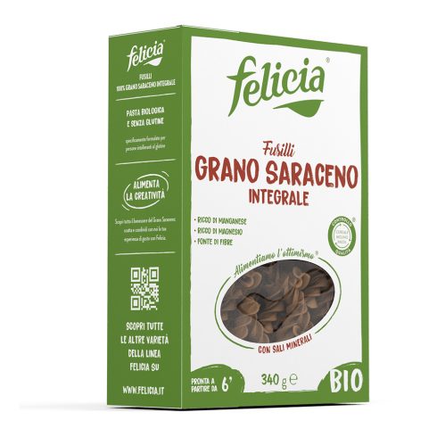 Felicia Bio hajdina fusilli gluténmentes tészta 250 g