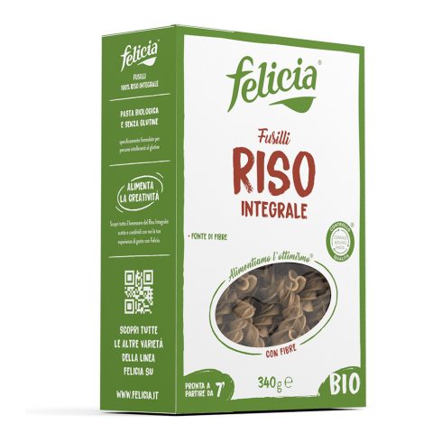Felicia Bio barnarizs fusilli gluténmentes tészta 250 g