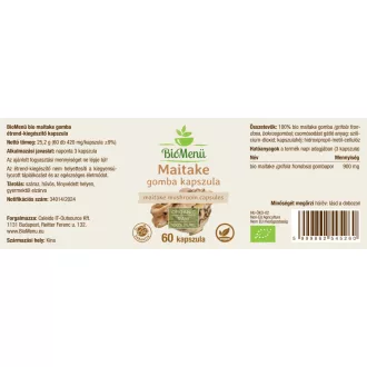 BioMenü BIO MAITAKE gomba kapszula 60 db termékkép
