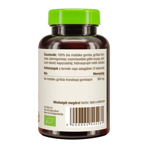 BioMenü BIO MAITAKE gomba kapszula 60 db termékkép jobb