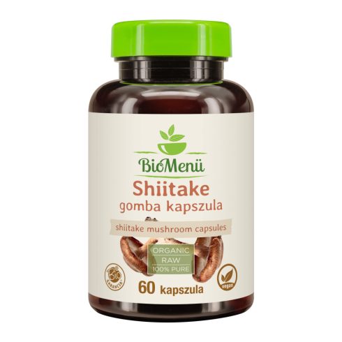 BioMenü BIO SHIITAKE gomba kapszula 60 db