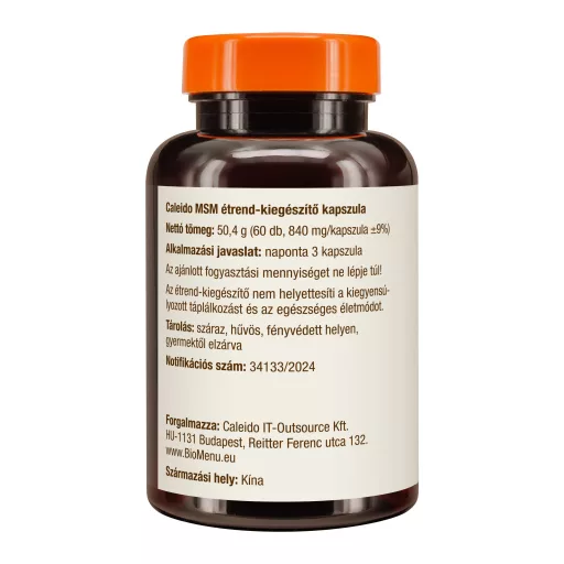 Caleido MSM kapszula 60 db termékkép bal