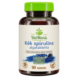 BioMenü BIO KÉK SPIRULINA ALGA tabletta 90 db termékkép