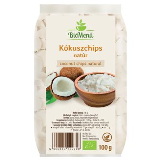 BioMenü BIO KÓKUSZCHIPS natúr 100 g termékkép