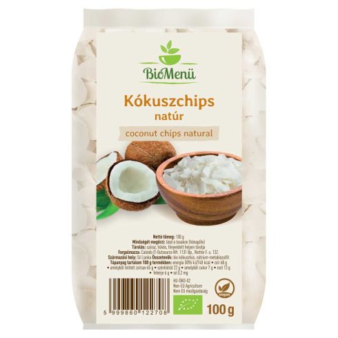 BioMenü BIO KÓKUSZCHIPS natúr 100 g